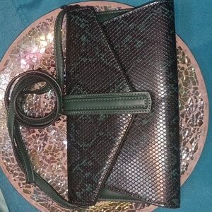 Green Python Clutch/HandbagBag